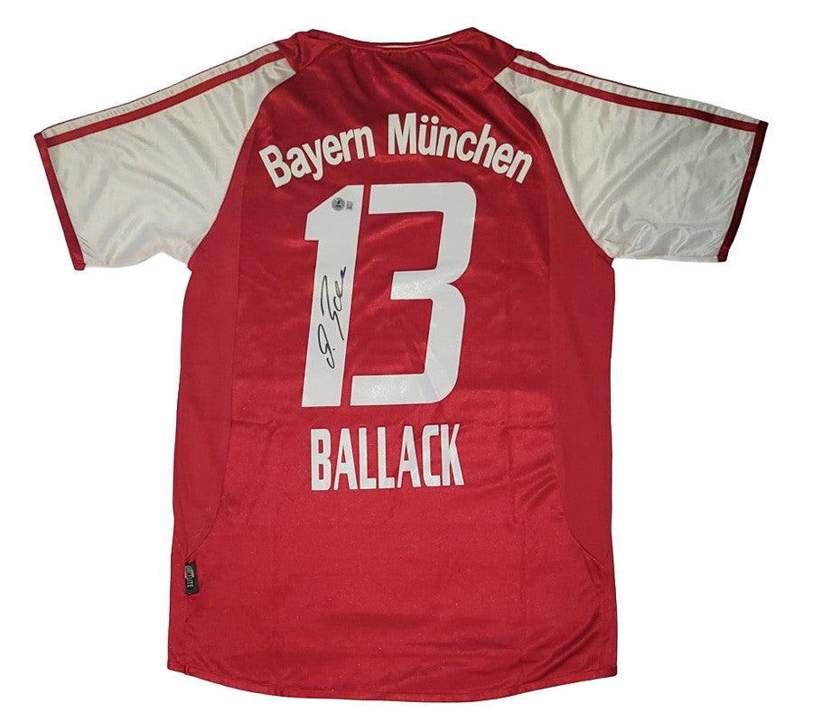 Michael Ballack - signiertes Bayern München Trikot mit COA (Beckett)