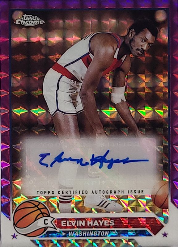 Elvin Hayes - 2024 Topps Chrome - Auto