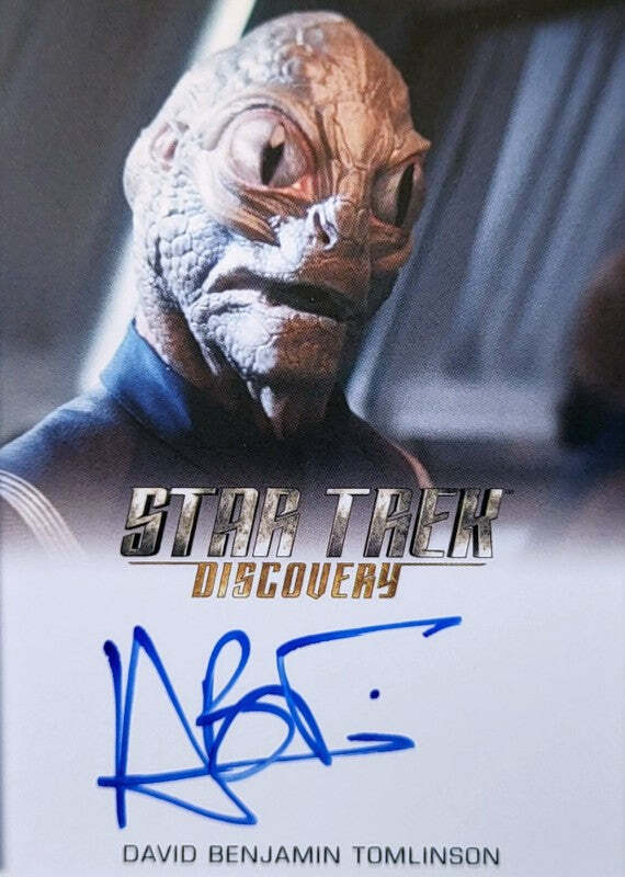 David Tomlinson als "Linus" - Star Trek Discovery - 2020 Rittenhouse - Auto