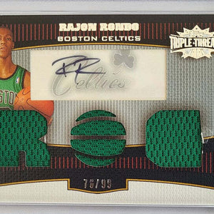 Rajon Rondo - 2007 - Topps Triple Threads - Jersey - Auto /99