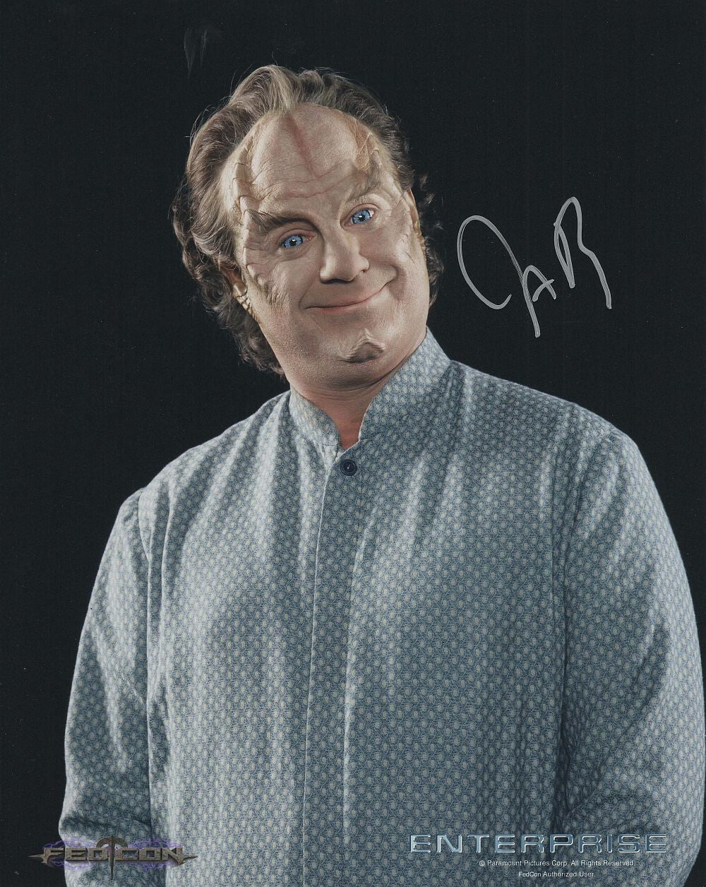 Autogramm John Billingsley ("Dr. Phlox" Star Trek) 20 x 25 cm