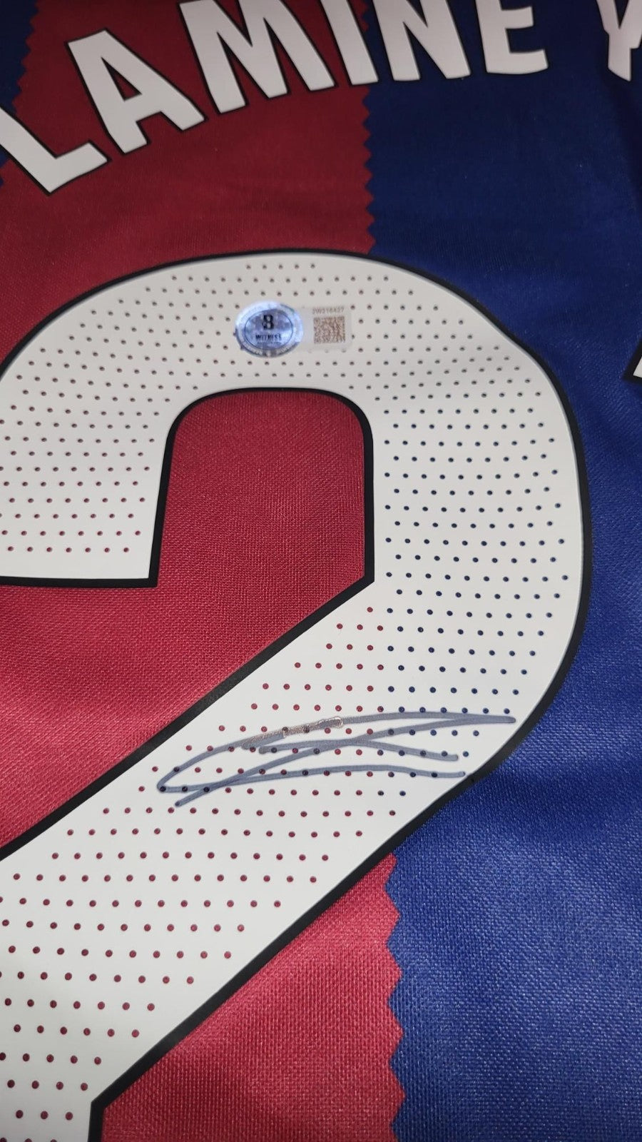 Lamine Yamal - signiertes Barcelona Trikot mit COA (Beckett)