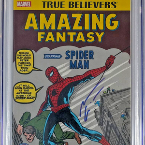 Amazing Fantasy #1 (2017) CGC SS 9.8 signierter Comic Andrew Garfield