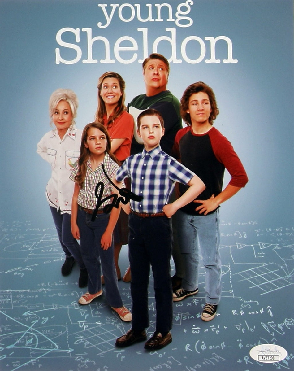 Ian Armitage (Young Sheldon) Originalautogramm 20 x 25 cm mit COA (JSA)