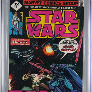 Star Wars #6 (1977) CGC SS 9.0 signierter Comic Howard Chaykin