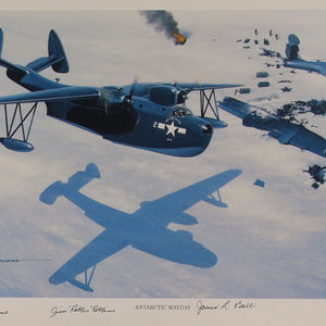 William Kearns, James Ball & James Robbins (Operation Highjump) Autogramm & COA