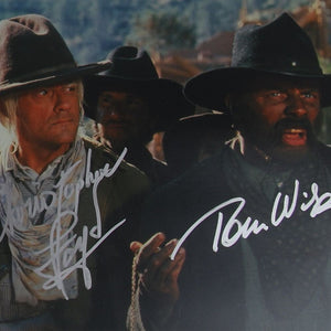 Christopher Lloyd & Tom Wilson (Back to the Future) 28x36 cm Autogramm & COA