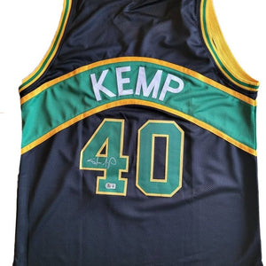 Shawn Kemp Autogramm - Custom Jersey signiert mit COA (Beckett)