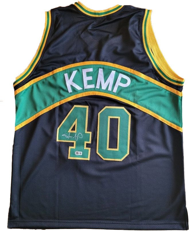 Shawn Kemp Autogramm - Custom Jersey signiert mit COA (Beckett)