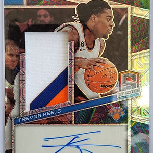 Trevor Keels - 2022/23 Panini Spectra - Rookie Card - Auto - Patch /25
