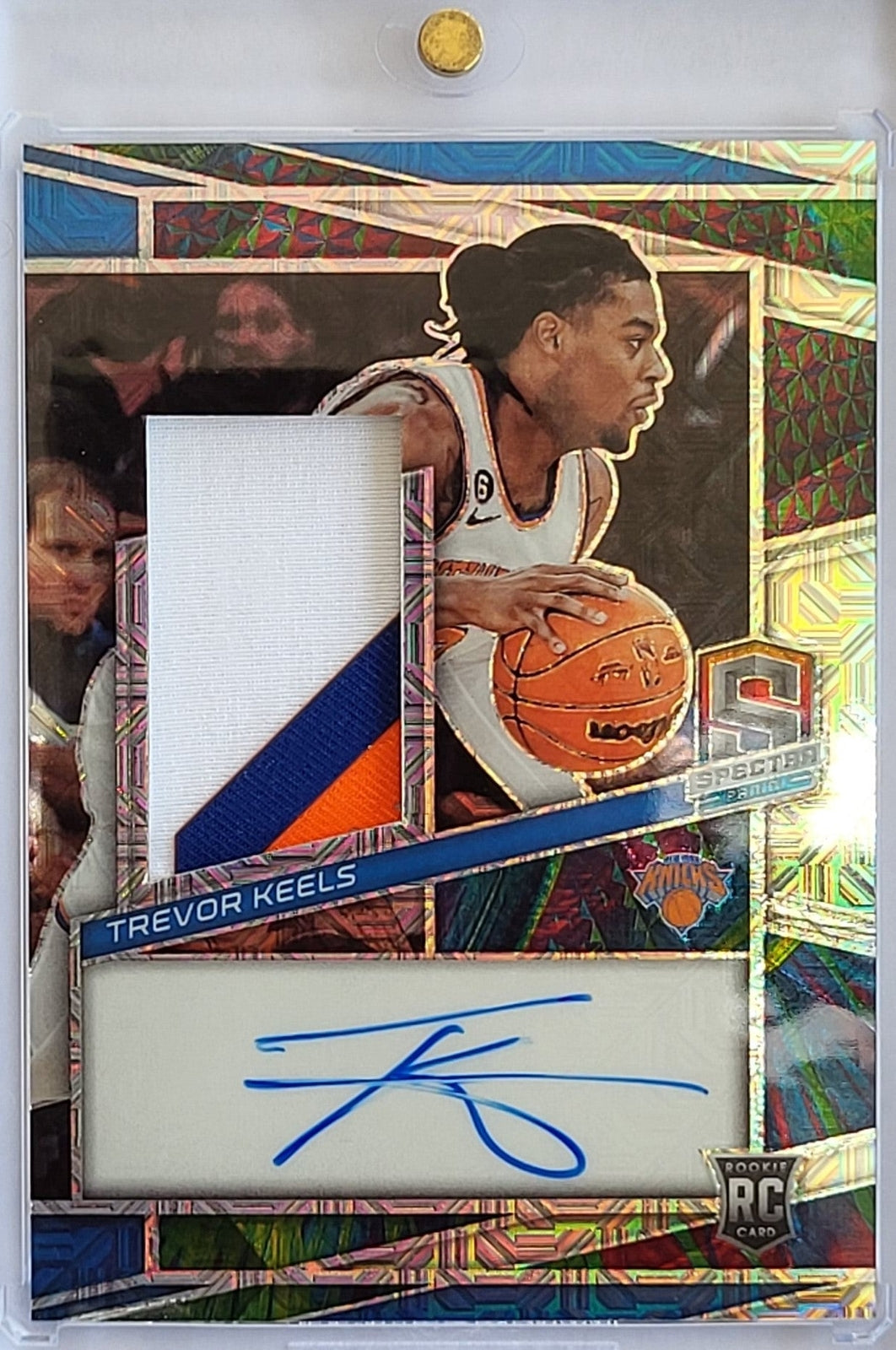 Trevor Keels - 2022/23 Panini Spectra - Rookie Card - Auto - Patch /25