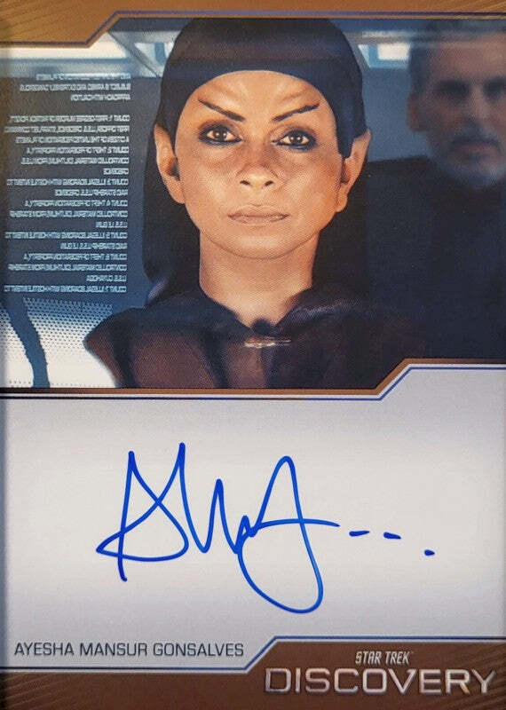 Ayesha Mansur als "J'Vini" - Star Trek Discovery - 2023 Rittenhouse - Auto