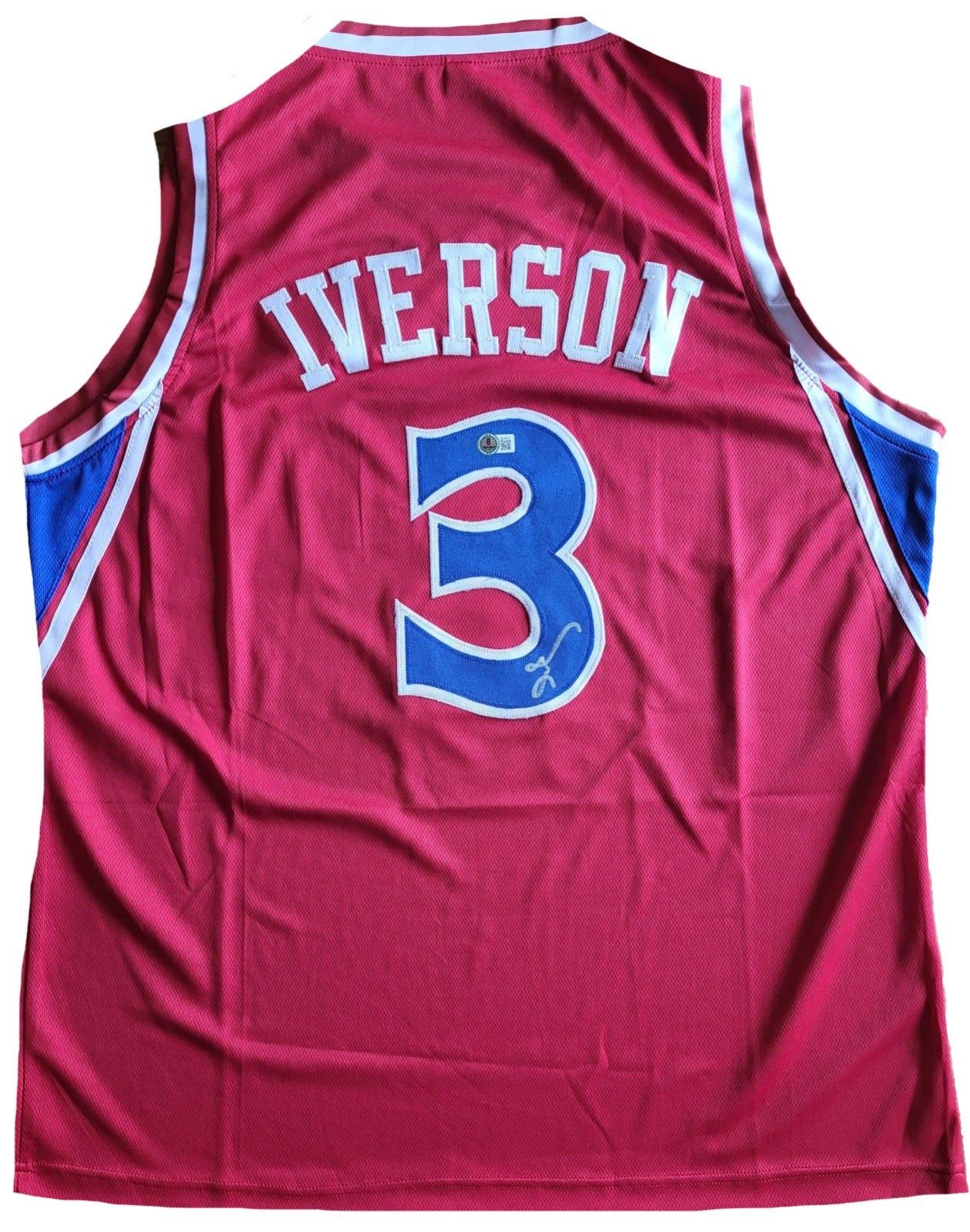 Allen Iverson - Custom Jersey signiert mit COA (Beckett)