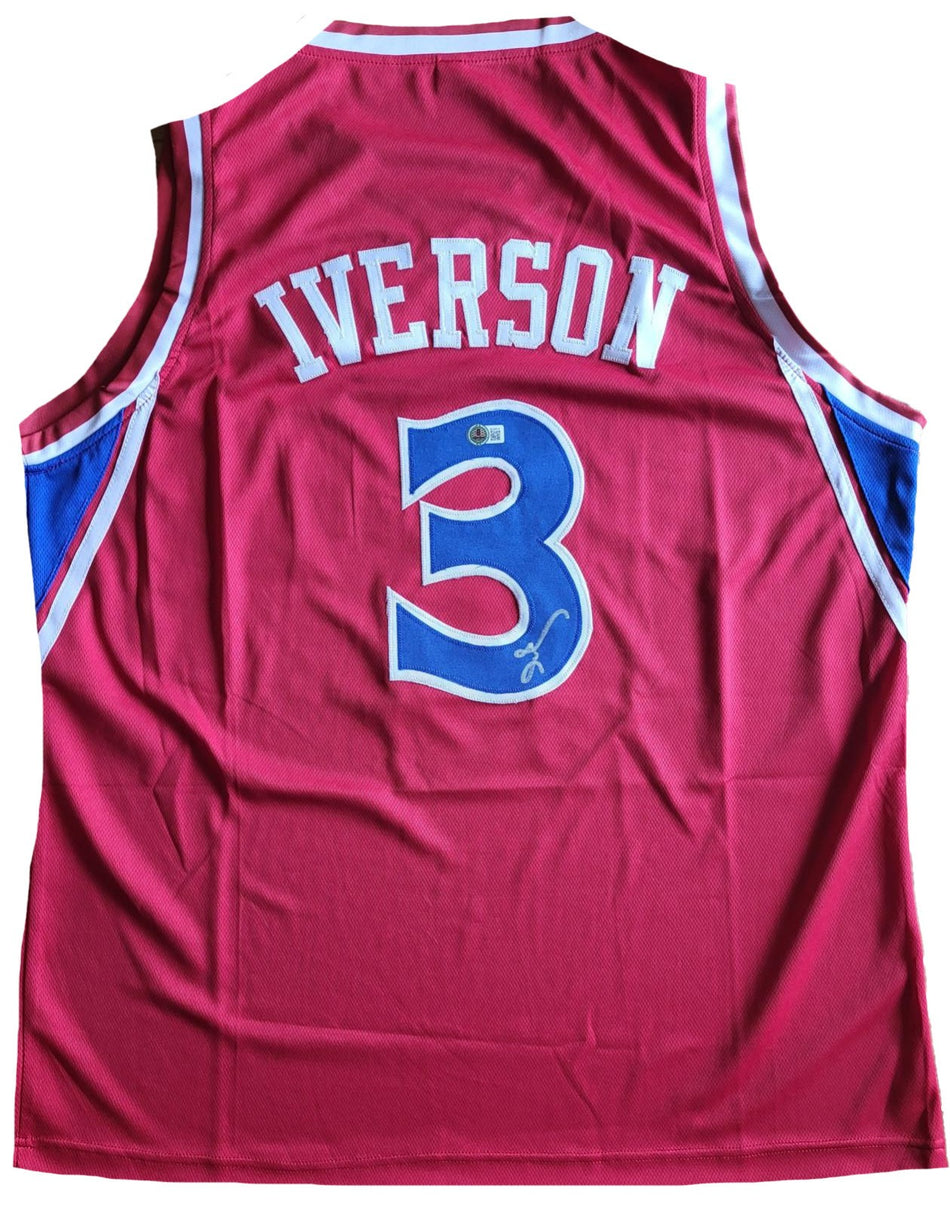 Allen Iverson - Custom Jersey signiert mit COA (Beckett)