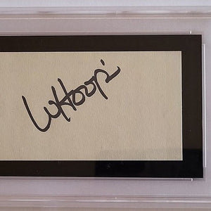 Whoopi Goldberg Autogramm – Guinan / Star Trek – Cut Signatur PSA Slab im Rahmen