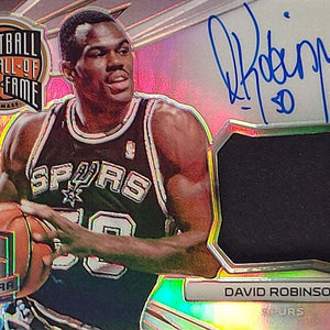 David Robinson - 2014/15 Panini Spectra - Game worn Patch - on card Auto /35