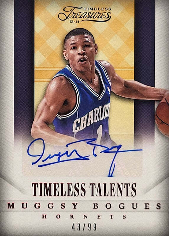 Muggsy Bogues - 2013/14 Panini Timeless Treasures - Auto /99