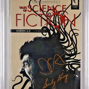 Tales of Sci-Fi: Vortex 2.0 #6 (2020) CBCS 9.6 signierter Comic Carpenter & King