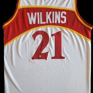 Dominique  Wilkins Autogramm - Custom Jersey signiert mit COA (AWM)