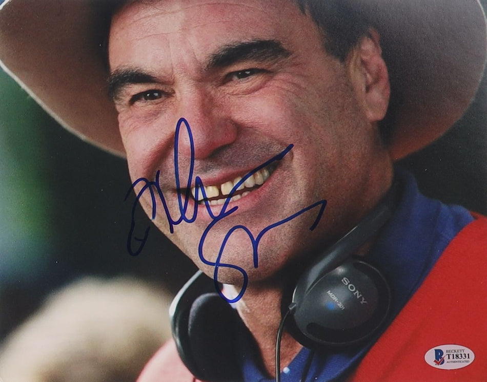 Oliver Stone (Regisseur) 20x25 cm Autogramm COA (Beckett)