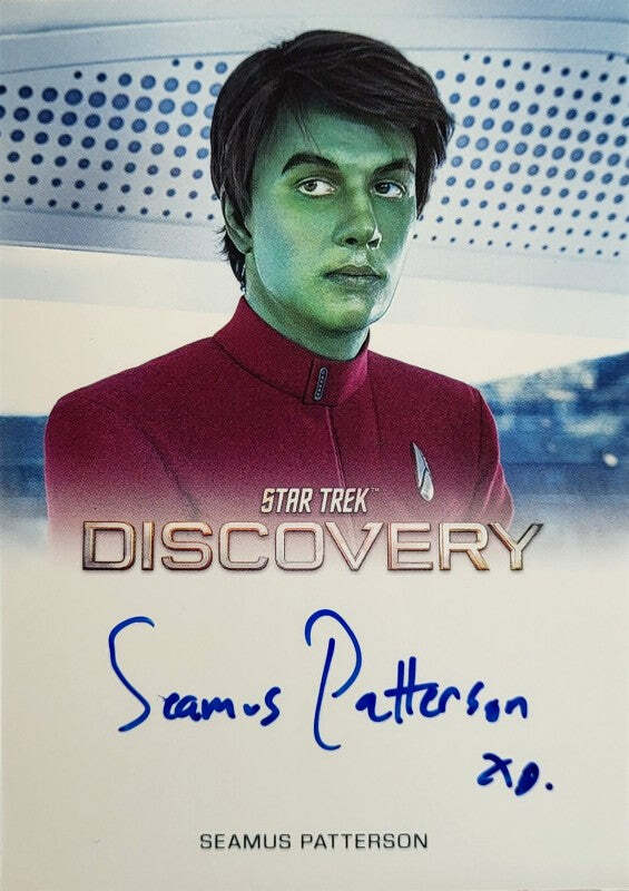 Seamus Patterson als "Cadet Harral"  Star Trek Discovery 2023 Rittenhouse - Auto