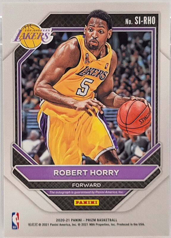 Robert Horry - 2020/21 Panini Prizm - Auto