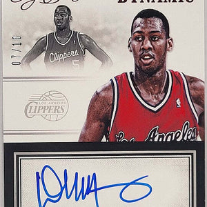Danny Manning - 2013/14 Panini Signatures - on card Auto /10