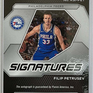Filip Petrusev - 2023/24 Panini Prizm - Rookie Card - Auto