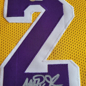 Magic Johnson Autogramm - Custom Jersey signiert mit COA (Beckett)