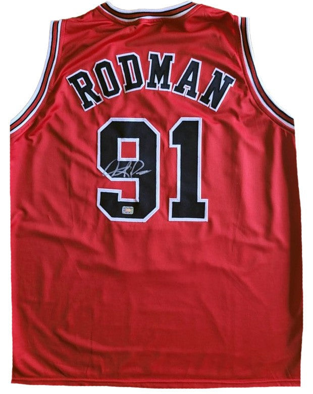 Dennis Rodman Autogramm - Custom Jersey signiert mit COA