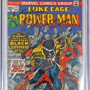 Power Man #17 (1974) CGC 7.5 SS Colter / Thomas / Wein signierter Comic