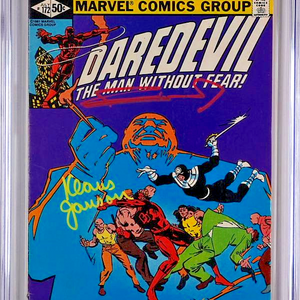 Daredevil #172 (1981) CGC SS 6.5 signierter Comic Frank Miller & Klaus Janson
