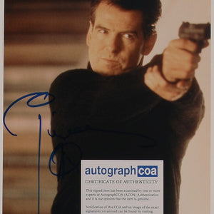 Pierce Brosnan (James Bond) 20x25 cm Autogramm COA (ACOA)