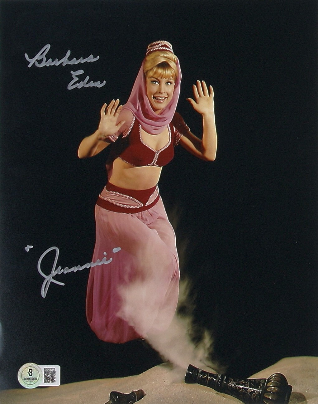 Barbara Eden (bezaubernde Jeannie) Originalautogramm 20 x 25 cm mit COA (PSA)