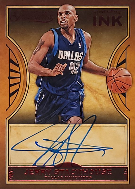 Jerry Stackhouse - 2018/19 Panini Chronicles - on card Auto