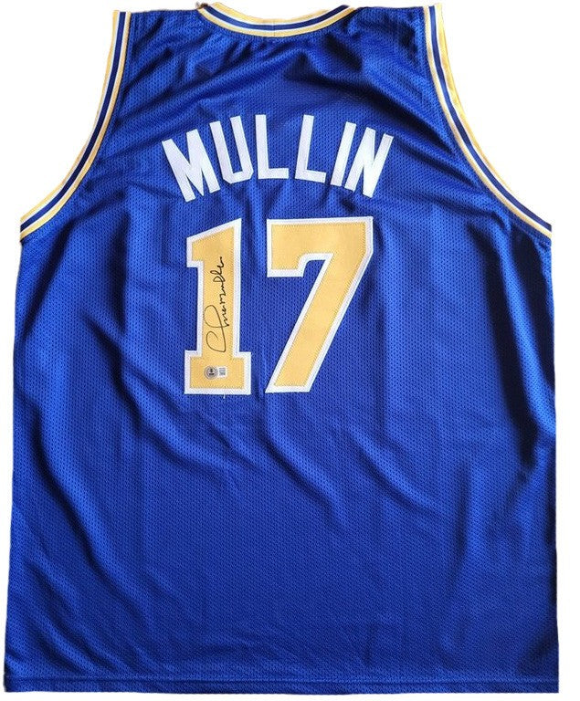 Chris Mullin Autogramm - Custom Jersey signiert mit COA (Beckett)