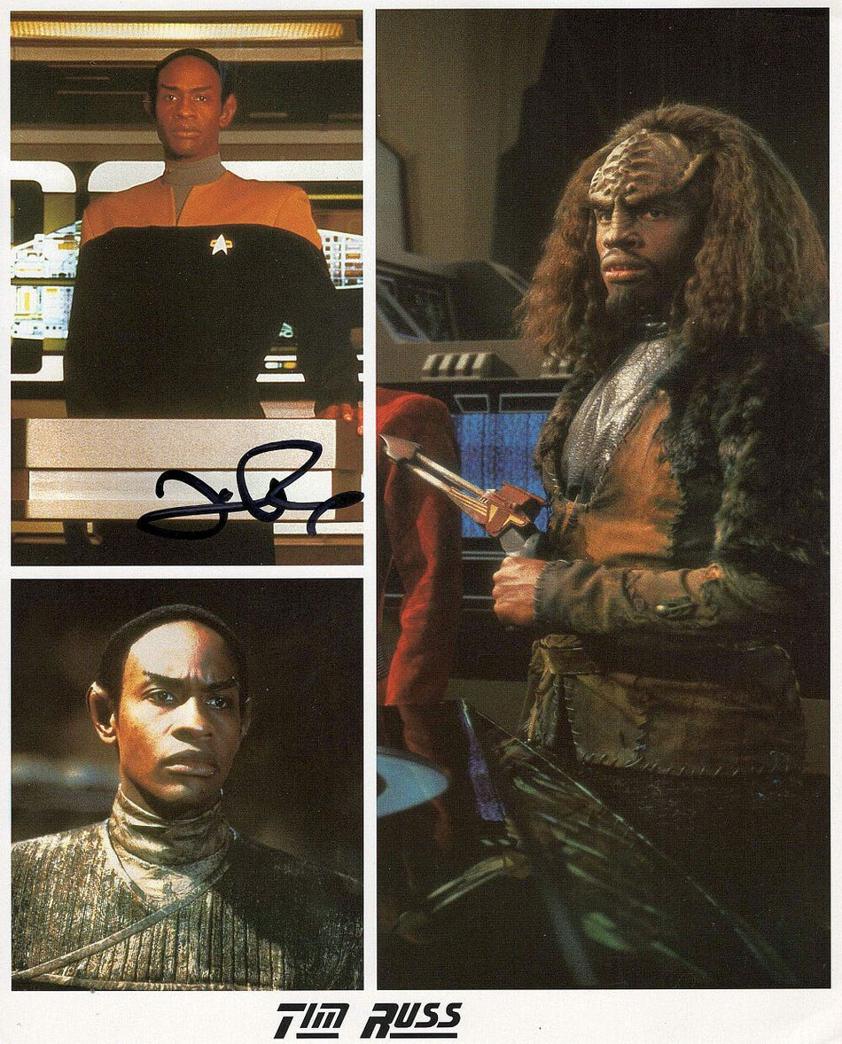 Autogramm von Tim Russ (Star Trek) 20 x 25 cm