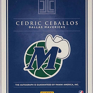 Cedric Ceballos - 2016/17 Panini Impeccable - on card Auto /49