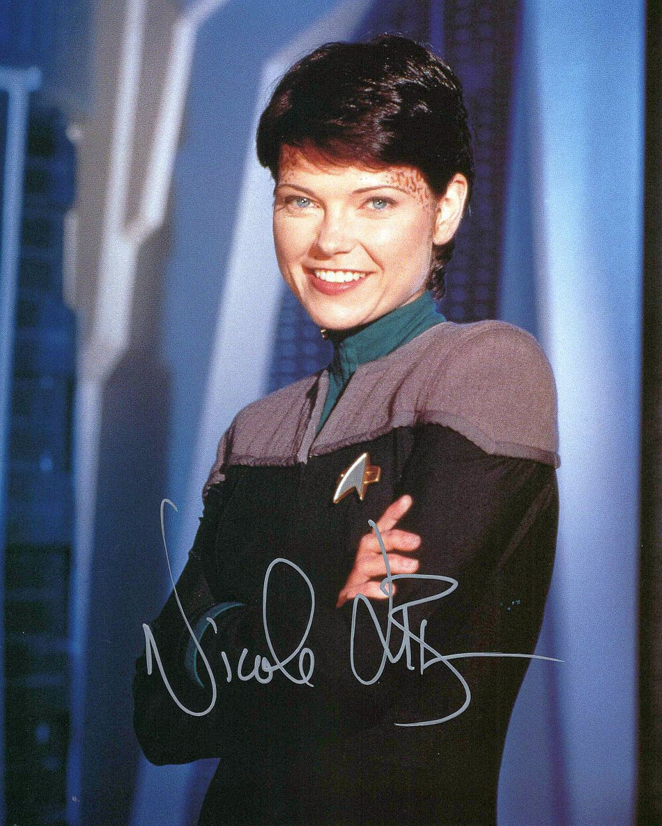 Autogramm Nicole de Boer ("Ezri Dax" Star Trek) 20 x 25 cm