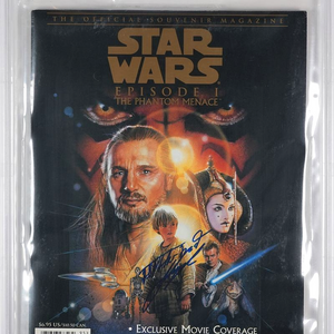 Star Wars Episode I Souvenir Mag (1999) Beckett signiertes Magazin Jake Lloyd