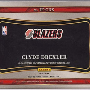 Clyde Drexler - 2021/22 Panini Select - Auto /299