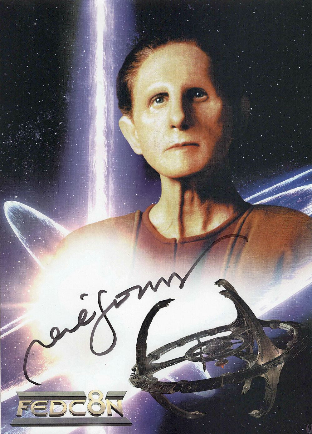 Autogramm Rene Auberjonois (Star Trek) 20 x 30 cm mit COA