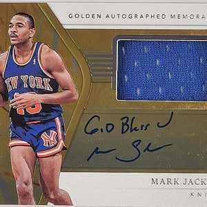Mark Jackson - 2018/19 Panini Opulence - Game Worn Jersey Patch - Auto /79