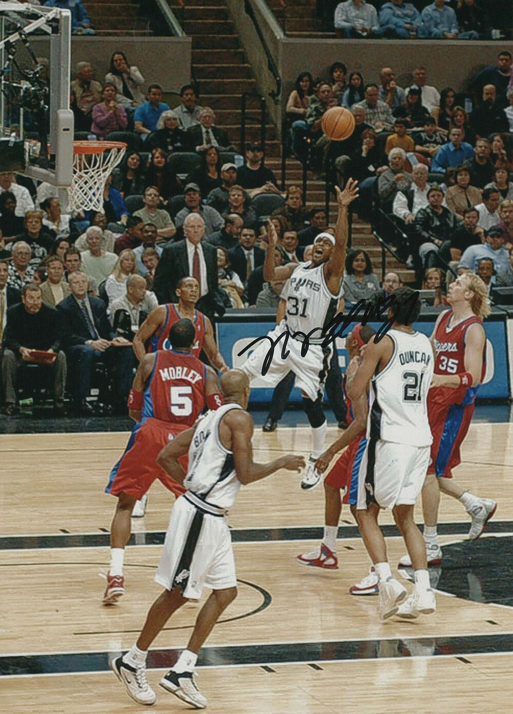 Autogramm Nick van Exel 20 x 28 cm