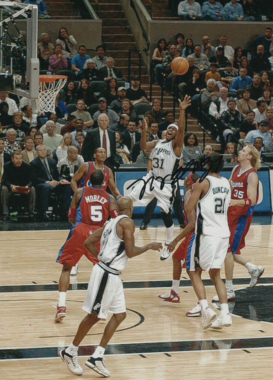 Autogramm Nick van Exel 20 x 28 cm