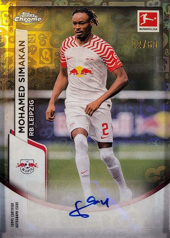 Mohamed Simakan - 2023/24 - Topps Chrome - Auto /60