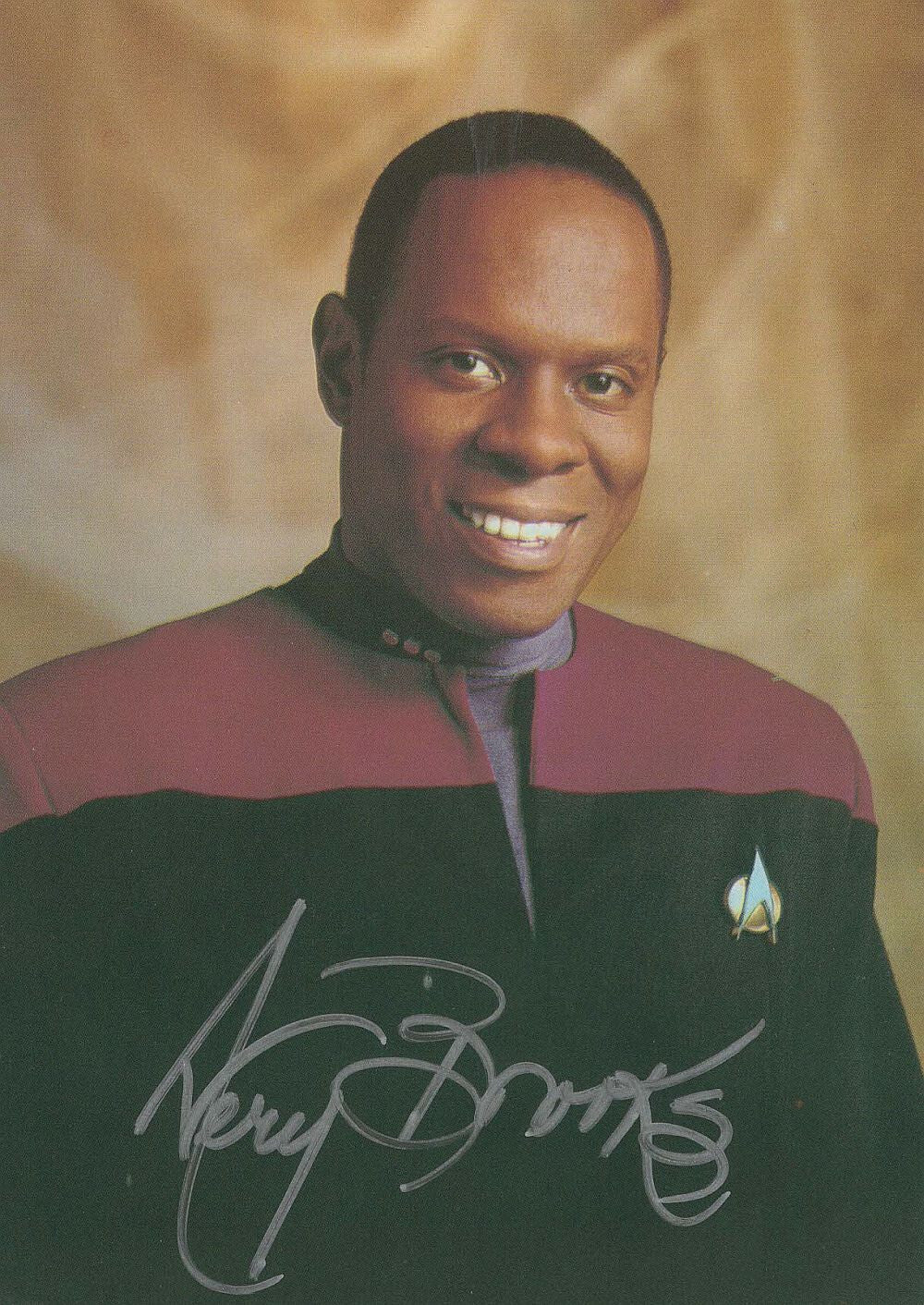 Autogramm Avery Brooks (Star Trek) 10 x 15 cm