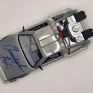 Christopher Lloyd Autogramm auf DeLorean "Zurück in die Zukunft" mit COA Beckett