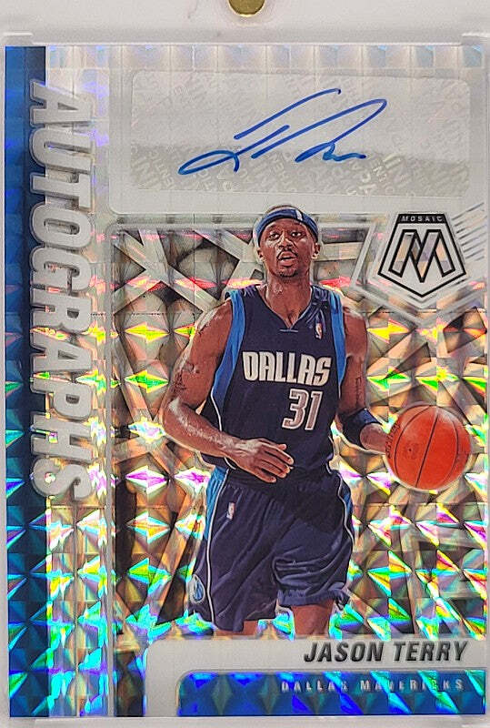 Jason Terry - 2020/21 Panini Mosaic - Auto