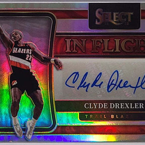 Clyde Drexler - 2021/22 Panini Select - Auto /299